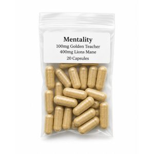 Golden Teacher and Lions Mane Capsules