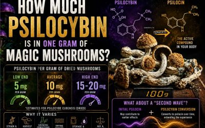 How Much Psilocybin Is In A Gram of Mushrooms?