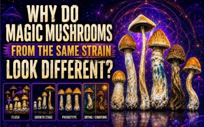 Why Do Magic Mushrooms From the Same Strain Look Different?