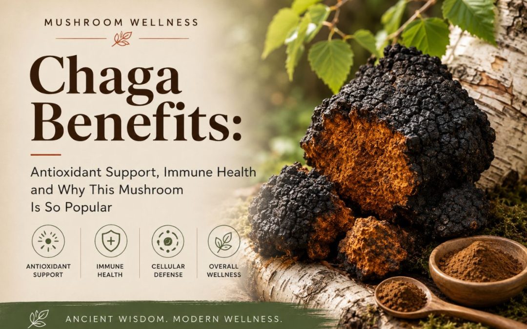 Chaga Benefits: Antioxidant Support, Immune Health and Why This Mushroom Is So Popular