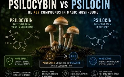 Psilocybin vs Psilocin